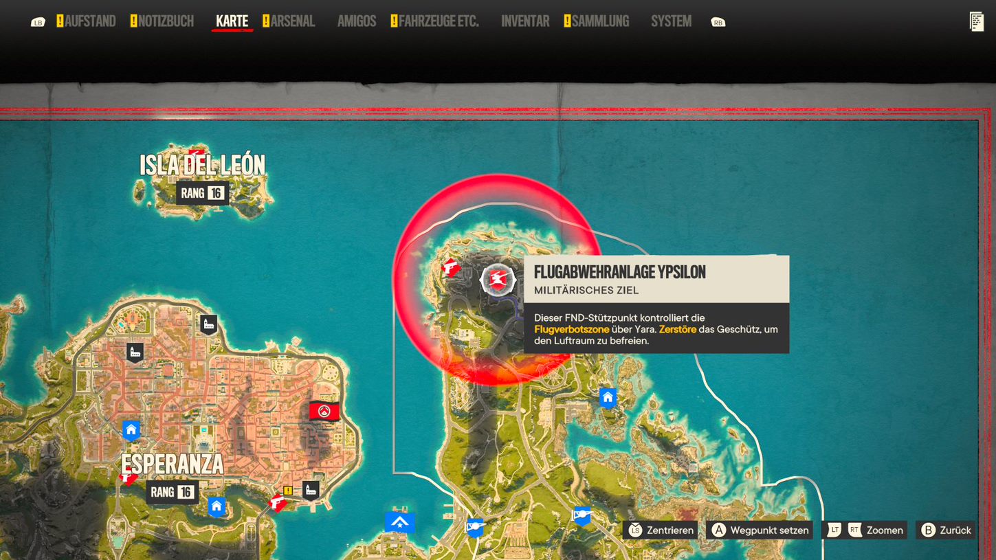 Far Cry 6 Kontrollpunkt Acantilado Agudo Far Cry 6: Spezialeinheitenbasis der FND, Codename: Kasuar
